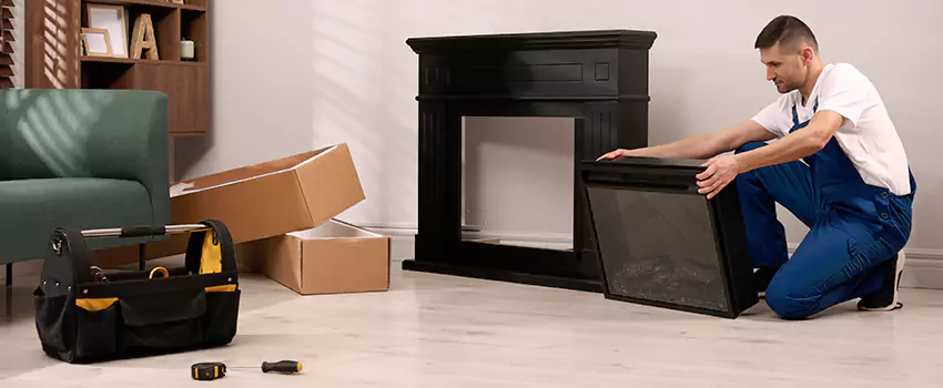 Old Rusted Metal Fireplace Repair And Replacement in Fairview Park, OH