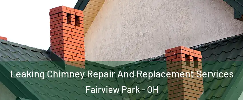 Leaking Chimney Repair And Replacement Services Fairview Park - OH